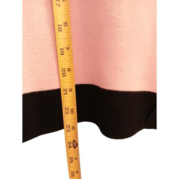 Y2k Sweater Sz PL PINK Knit Pullover Corporate Old Money Chic Career Vintage - Picture 9 of 13